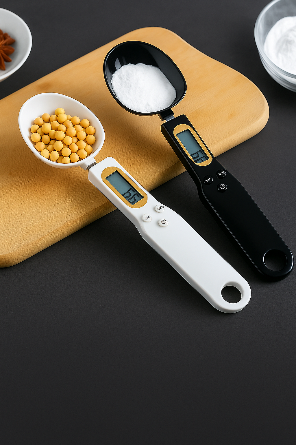 Cuillère Balance de Cuisine Digitale – Écran LCD, Haute Précision 0.1g à 500g
