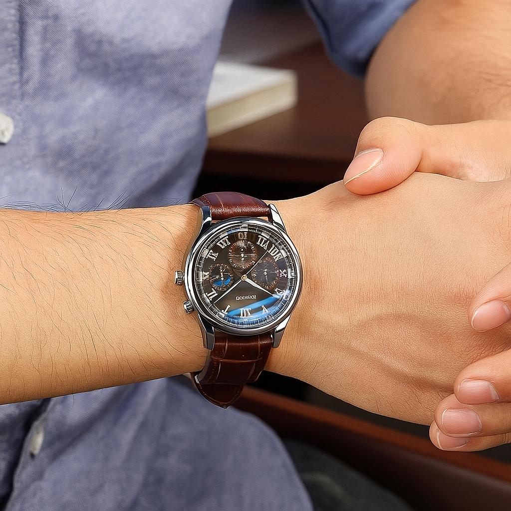Montre Homme GENEVA – Élégance & Fonctionnalité