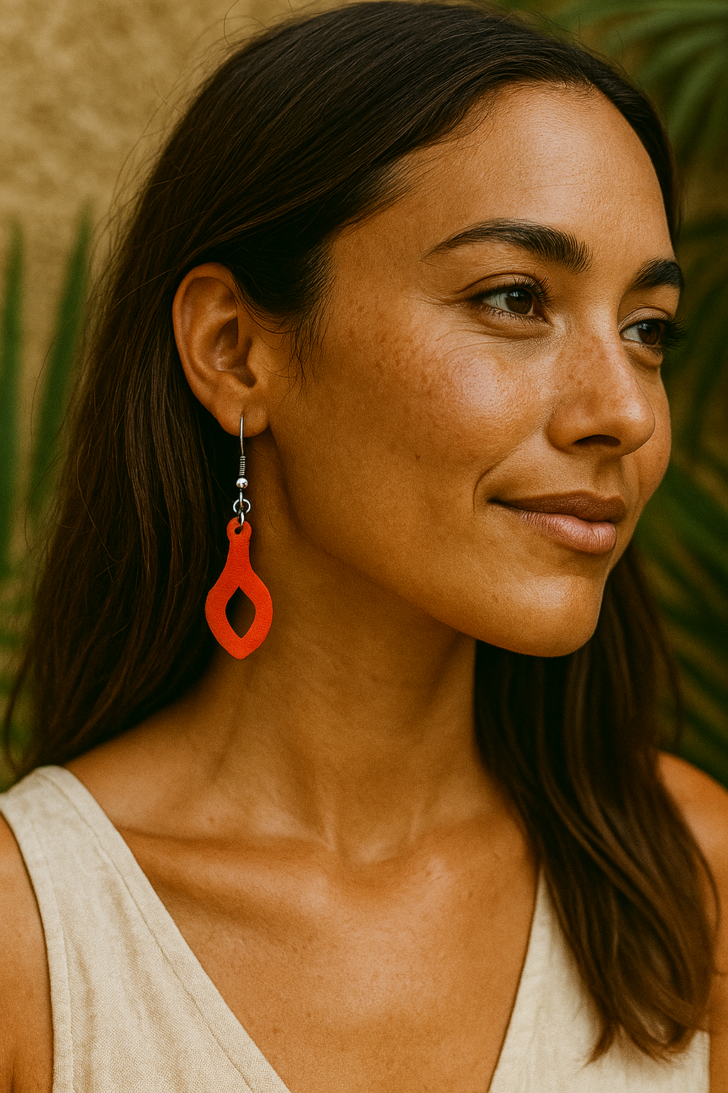 Boucle d'oreille goutte d'eau