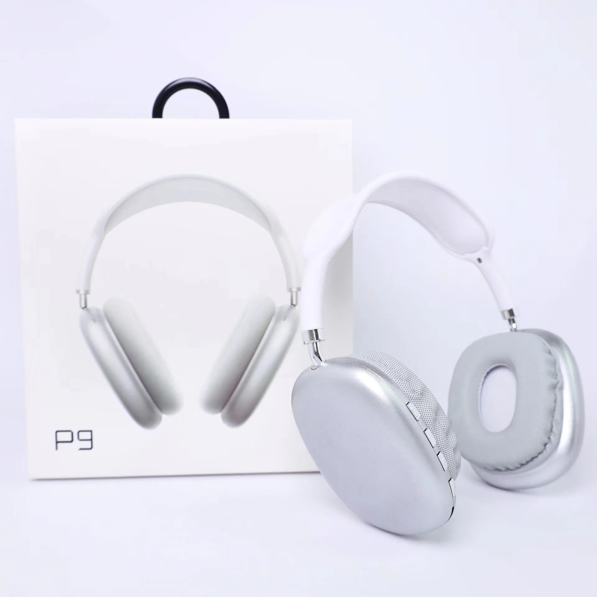 Casque audio Bluetooth sans fil P9 pour jeux et sports de plein air, avec micro et réduction du bruit.