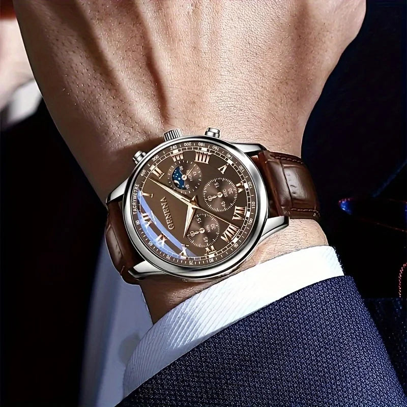 Montre Homme GENEVA – Élégance & Fonctionnalité