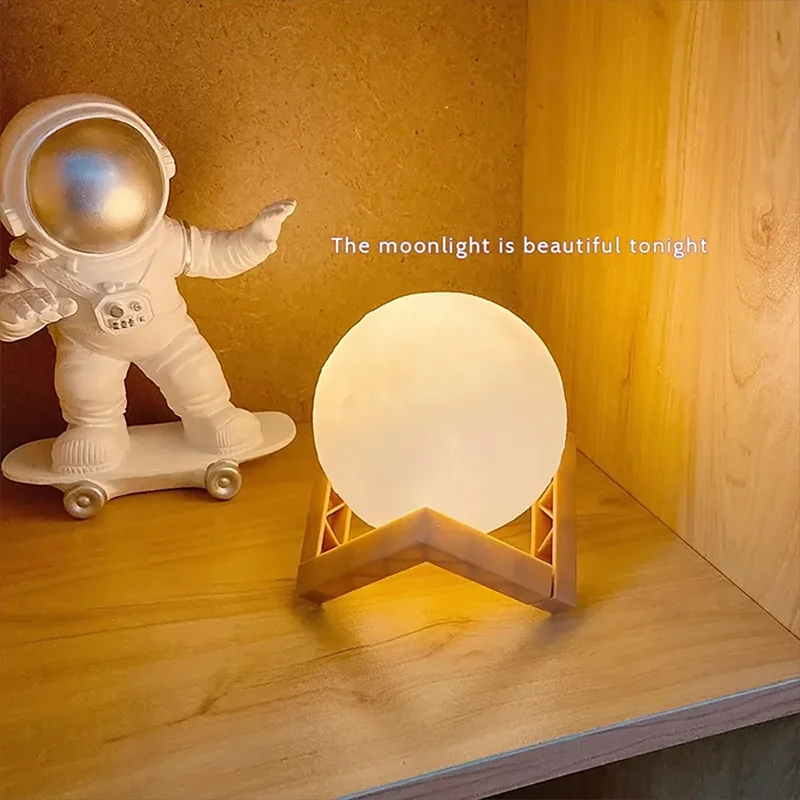 Lampe de lecture LED Moon Light Galaxy Light, veilleuse lunaire, cadeau d'anniversaire pour fille, garçon, enfant, décoration de chambre, éclairage intérieur