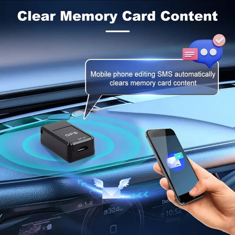 Micro traceur GPS magnétique, suivi antivol en temps réel pour véhicule et moto, mini GPS de positionnement anti-perte.