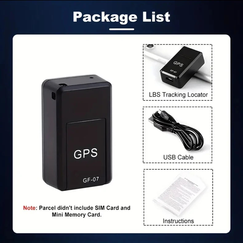 Micro traceur GPS magnétique, suivi antivol en temps réel pour véhicule et moto, mini GPS de positionnement anti-perte.
