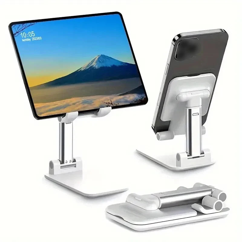 Support Téléphone & Tablette Pliable – Réglable & Flexible