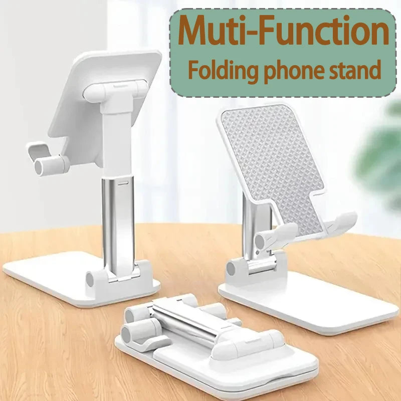 Support Téléphone & Tablette Pliable – Réglable & Flexible