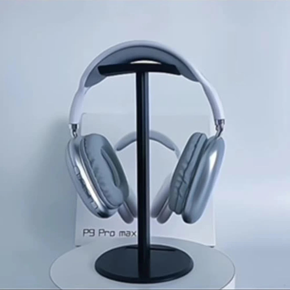 Casque audio Bluetooth sans fil P9 pour jeux et sports de plein air, avec micro et réduction du bruit.