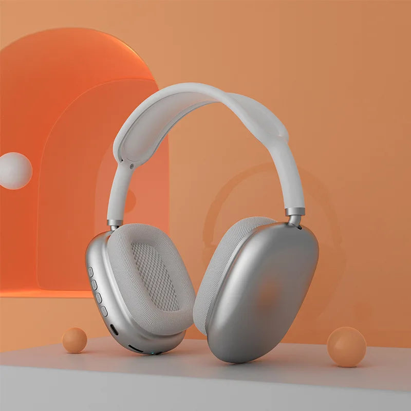 Casque audio Bluetooth sans fil P9 pour jeux et sports de plein air, avec micro et réduction du bruit.
