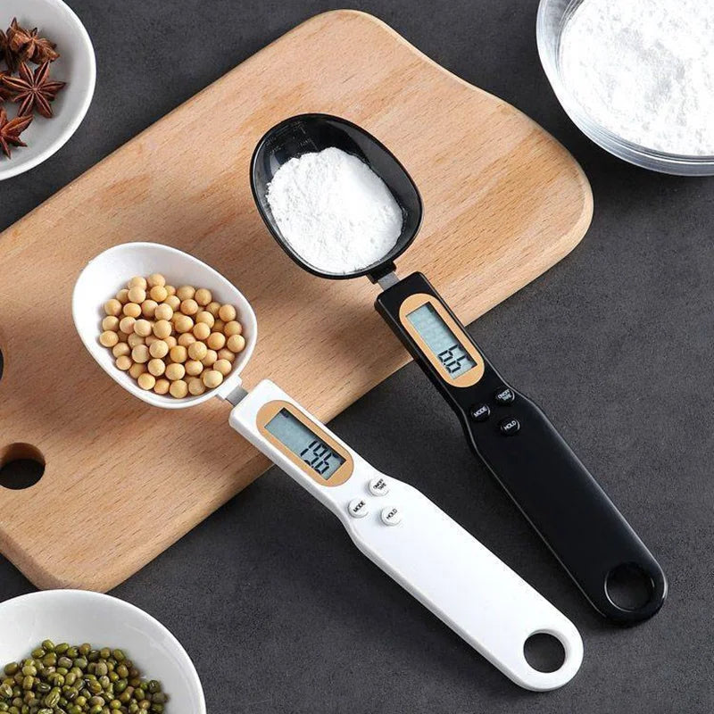 Cuillère Balance de Cuisine Digitale – Écran LCD, Haute Précision 0.1g à 500g