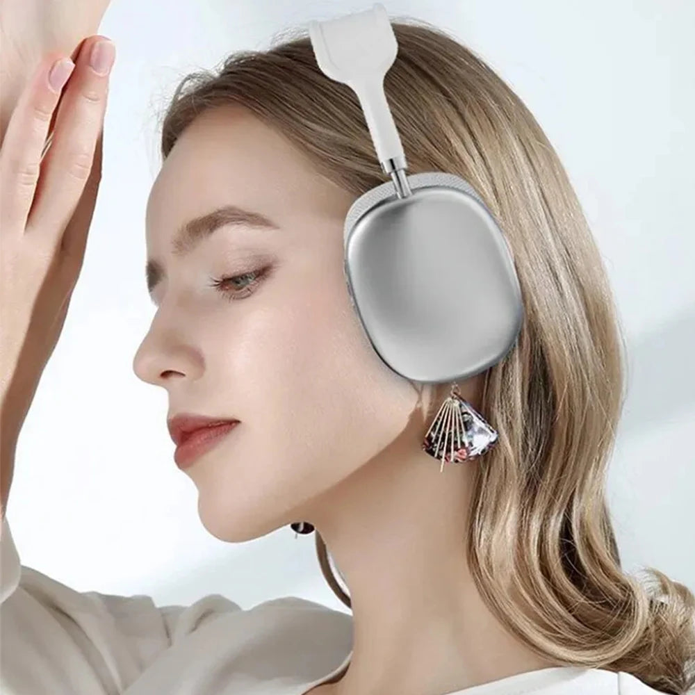 Casque audio Bluetooth sans fil P9 pour jeux et sports de plein air, avec micro et réduction du bruit.