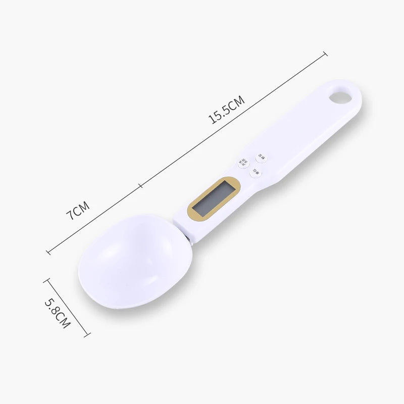 Cuillère Balance de Cuisine Digitale – Écran LCD, Haute Précision 0.1g à 500g