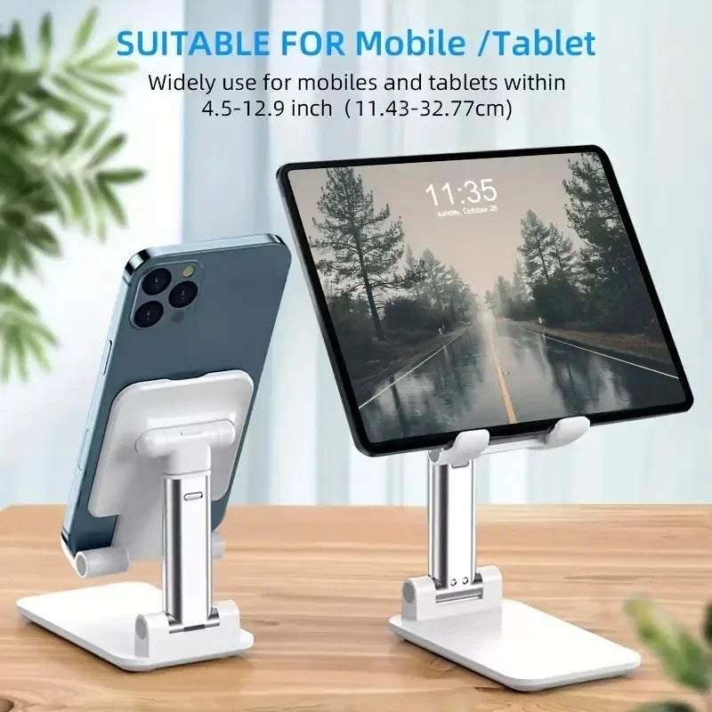 Support Téléphone & Tablette Pliable – Réglable & Flexible