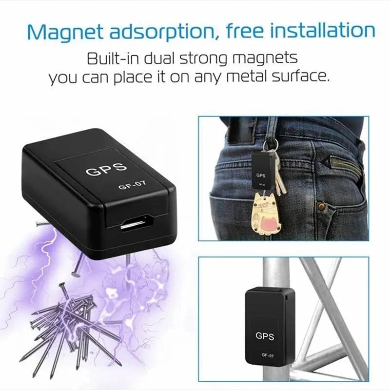 Micro traceur GPS magnétique, suivi antivol en temps réel pour véhicule et moto, mini GPS de positionnement anti-perte.