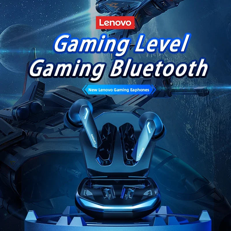 Écouteurs Sans Fil Lenovo GM2 Pro TWS – Bluetooth 5.3, avec Micro
