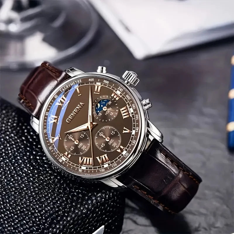 Montre Homme GENEVA – Élégance & Fonctionnalité