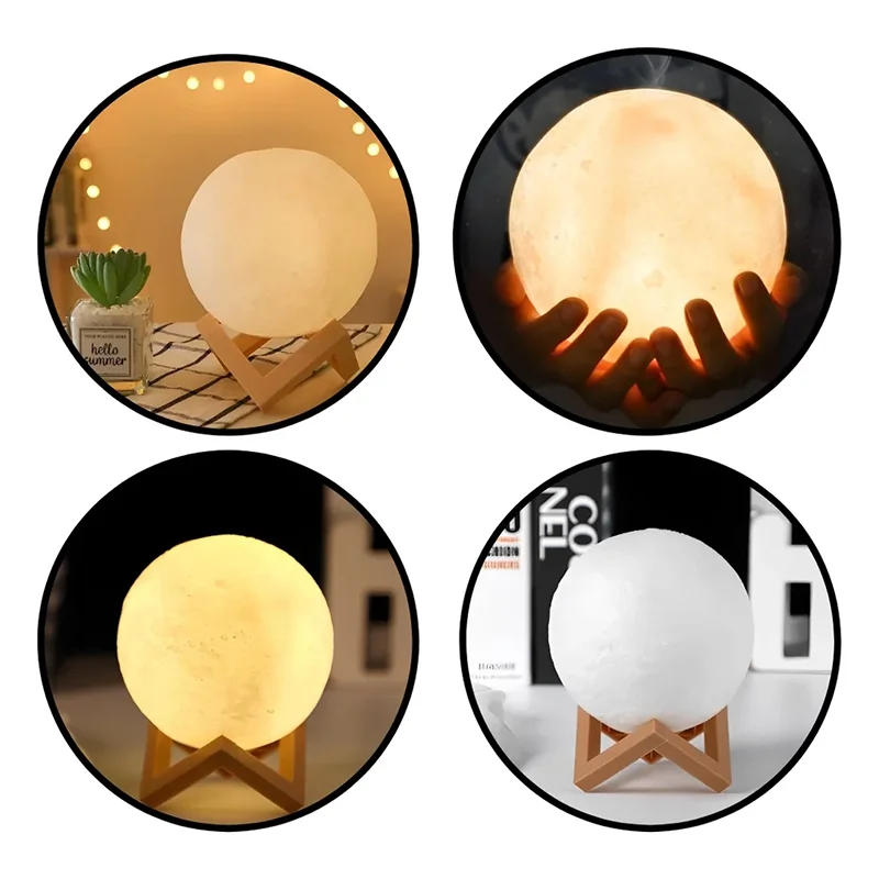 Lampe de lecture LED Moon Light Galaxy Light, veilleuse lunaire, cadeau d'anniversaire pour fille, garçon, enfant, décoration de chambre, éclairage intérieur