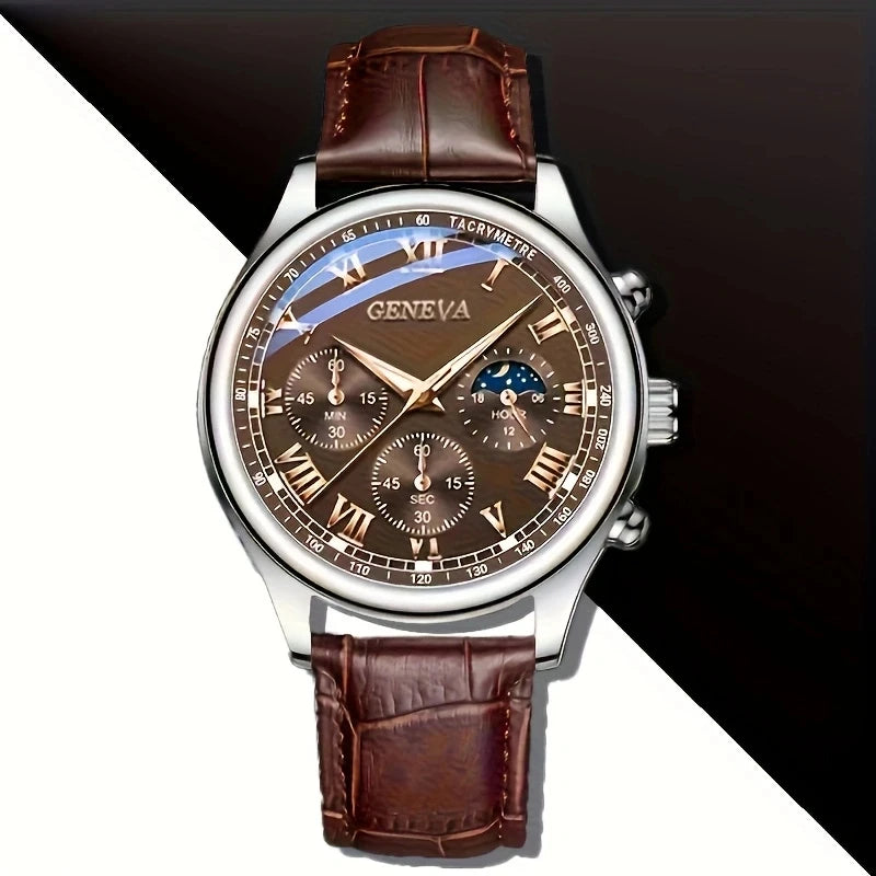 Montre Homme GENEVA – Élégance & Fonctionnalité