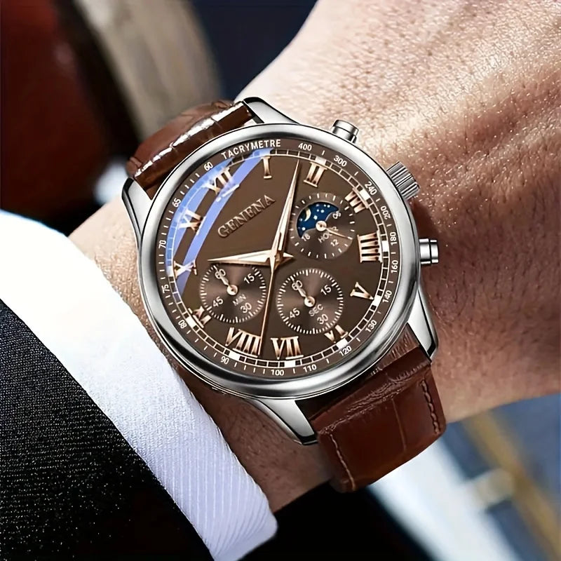 Montre Homme GENEVA – Élégance & Fonctionnalité