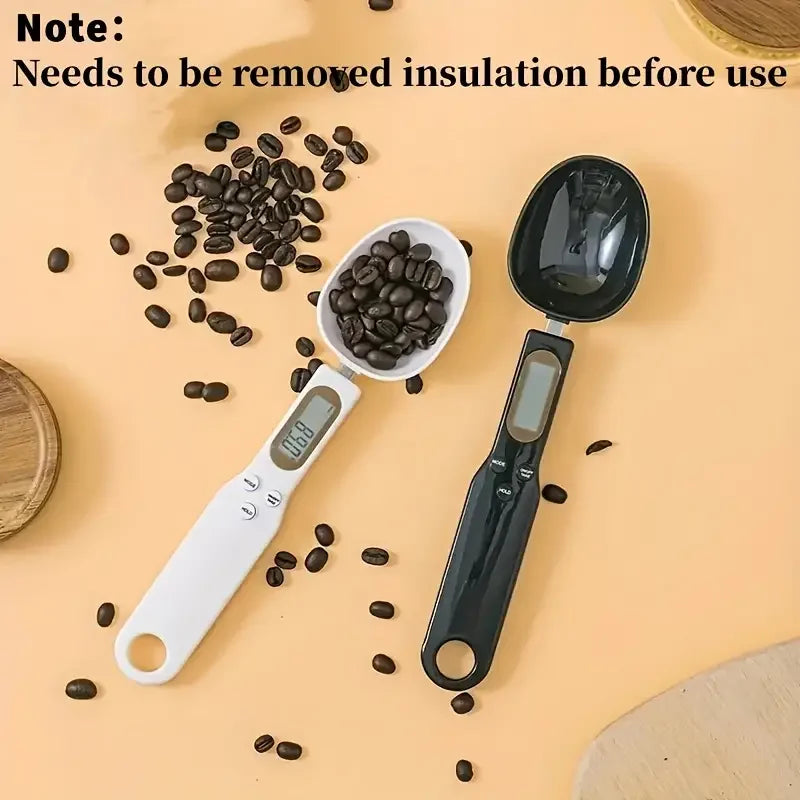Cuillère Balance de Cuisine Digitale – Écran LCD, Haute Précision 0.1g à 500g