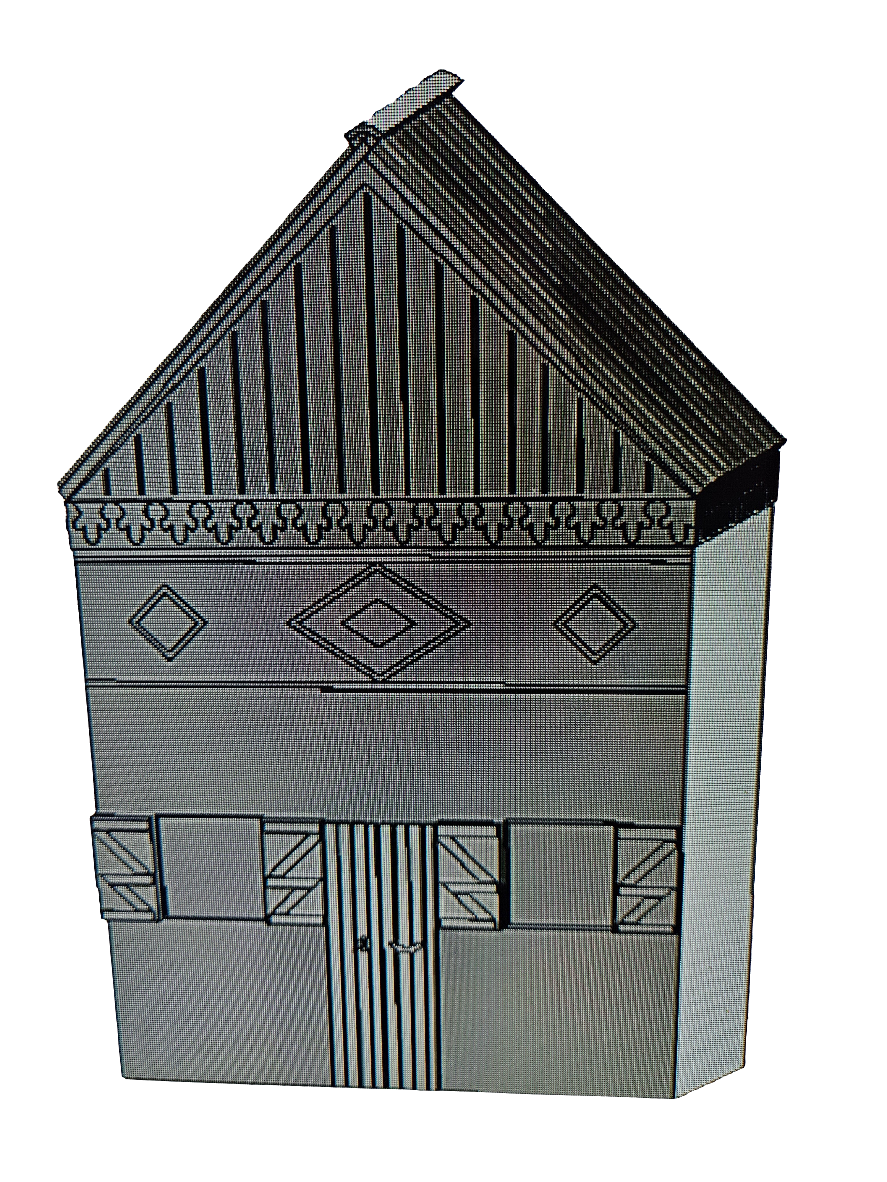 Urne maison créole