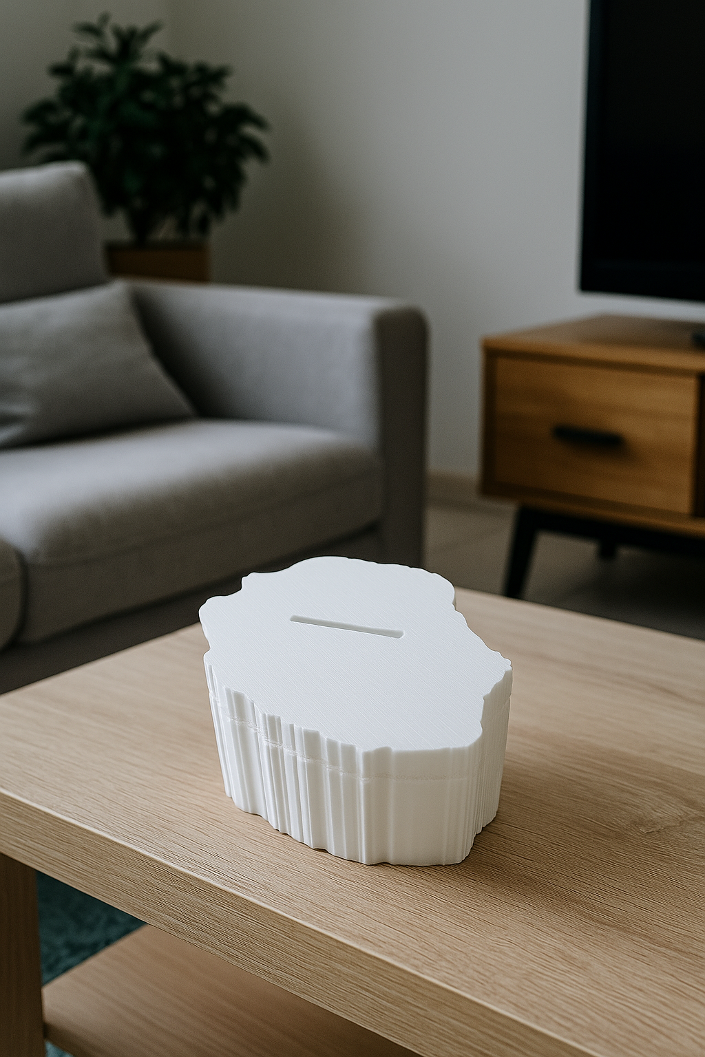 Tirelire carte de la Réunion.