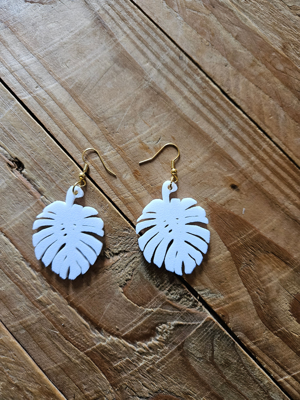 Boucles d'oreilles Monstera
