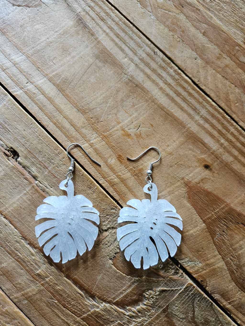 Boucles d'oreilles Monstera