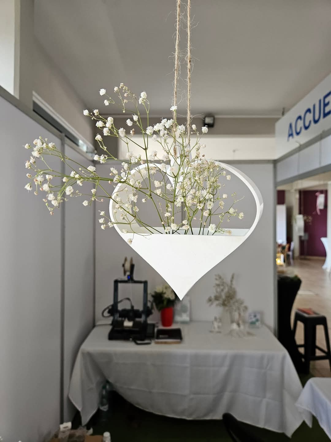 Décoration suspensions cœur