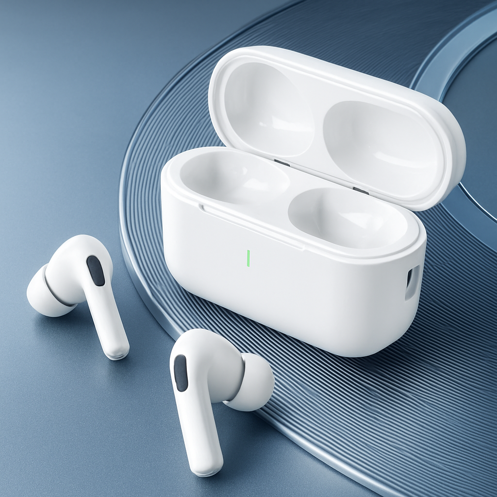 Écouteurs Bluetooth sans fil de marque Tideboom Pro 5 TWS Max, écouteurs intra-auriculaires de sport, casque antibruit pour iPhone et Android.