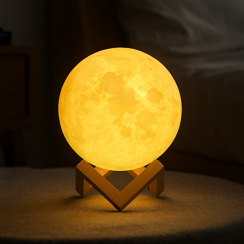 Lampe de lecture LED Moon Light Galaxy Light, veilleuse lunaire, cadeau d'anniversaire pour fille, garçon, enfant, décoration de chambre, éclairage intérieur