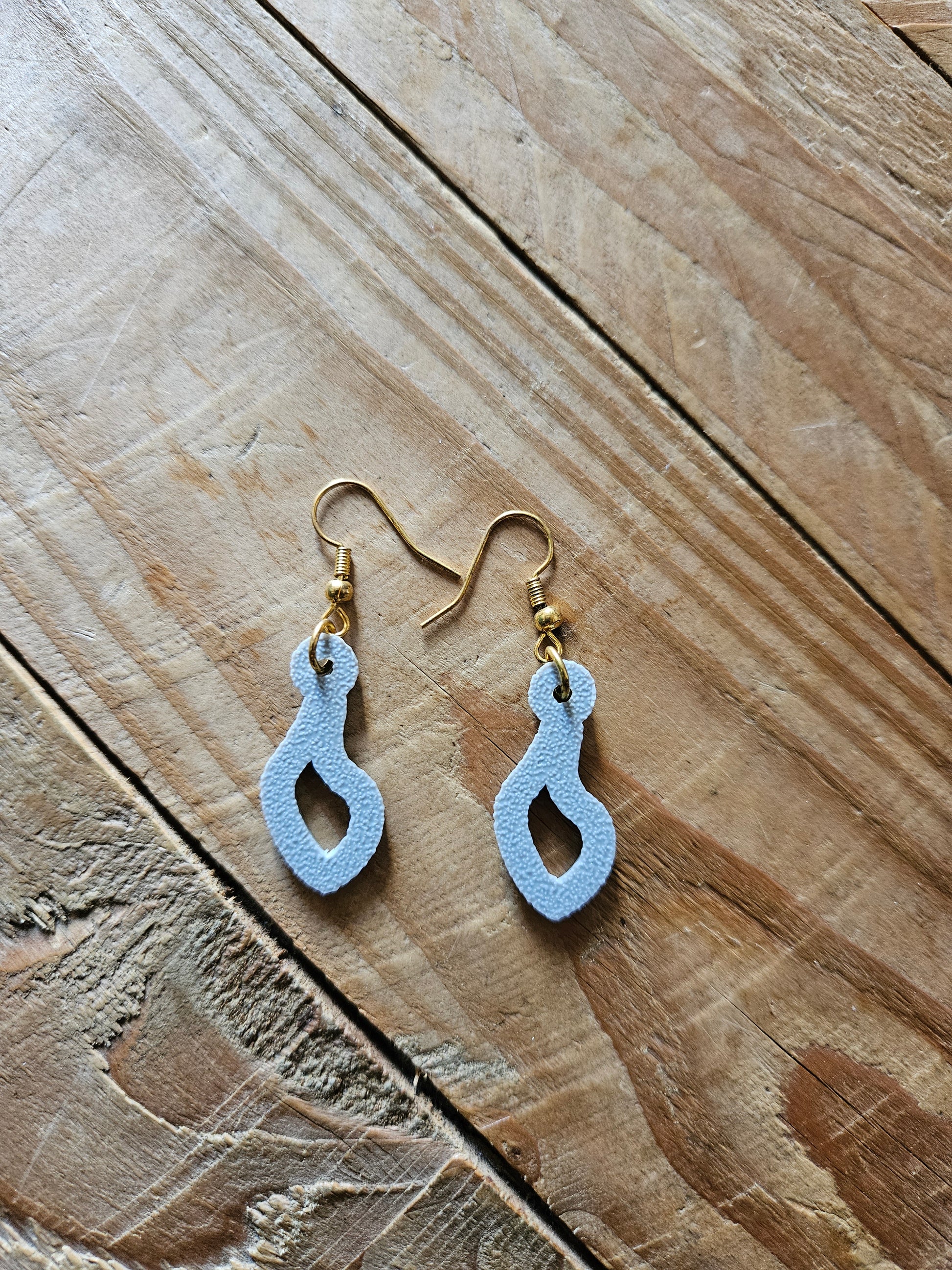 Boucle d'oreille goutte d'eau